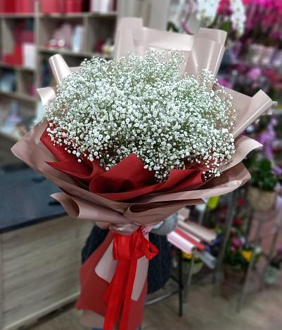 Букет цветов из: Гипсофила в Сосновом Бору