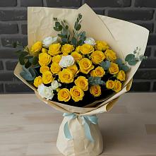 Букет цветов из:  Розы #REPLACE_PRED# Сосновом Бору