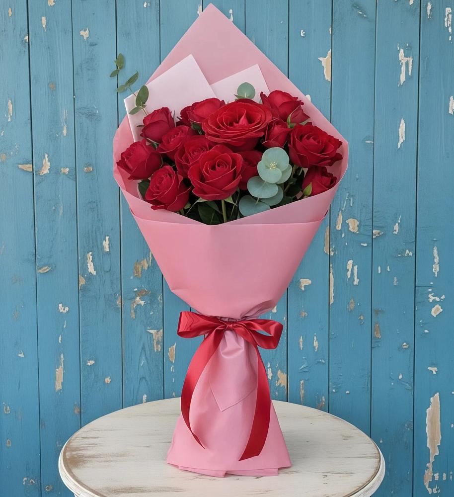 Букет цветов из: Розы в Сосновом Бору