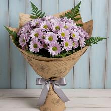 Букет цветов из:  Хризантемы в Сосновом Бору