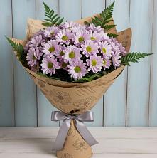 Букет цветов из:  Хризантемы в Сосновом Бору