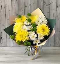 Букет цветов из:  Хризантемы #REPLACE_PRED# Сосновом Бору