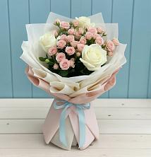 Букет цветов из:  Розы в Сосновом Бору