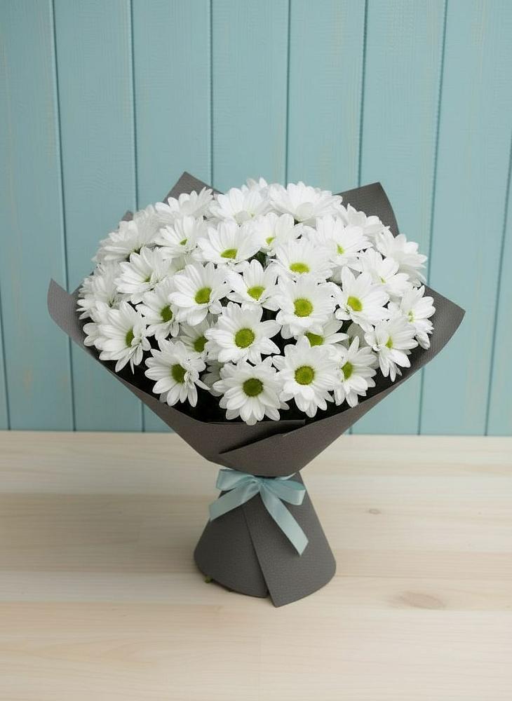 Букет цветов из: Хризантемы в Сосновом Бору