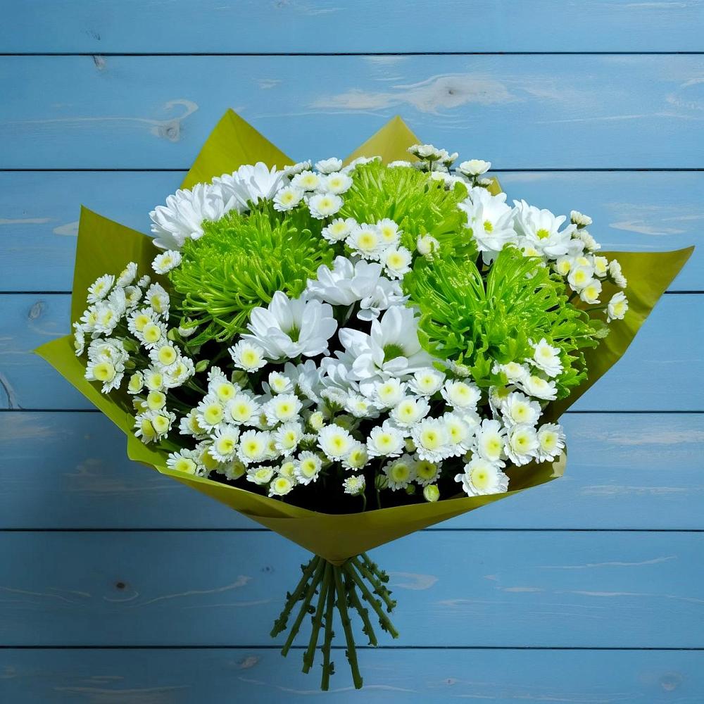 Букет цветов из: Хризантемы в Сосновом Бору