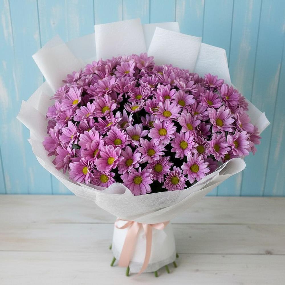 Букет цветов из: Хризантемы в Сосновом Бору