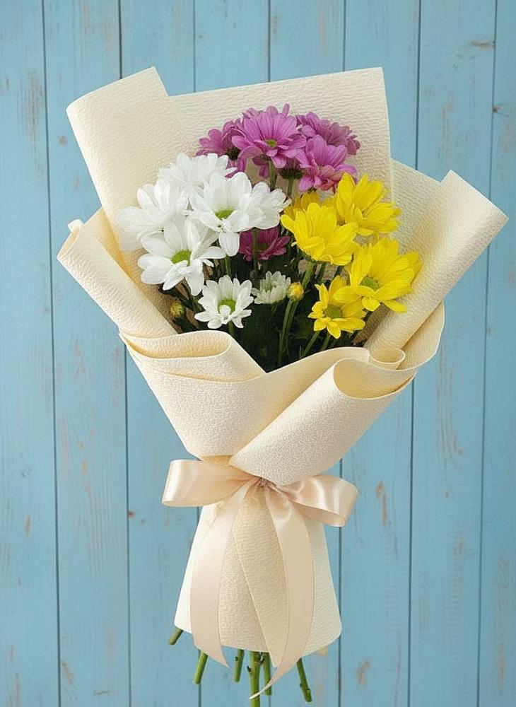 Букет цветов из: Хризантемы в Сосновом Бору