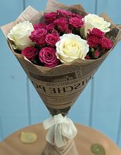 Букет цветов из:  Розы #REPLACE_PRED# Сосновом Бору