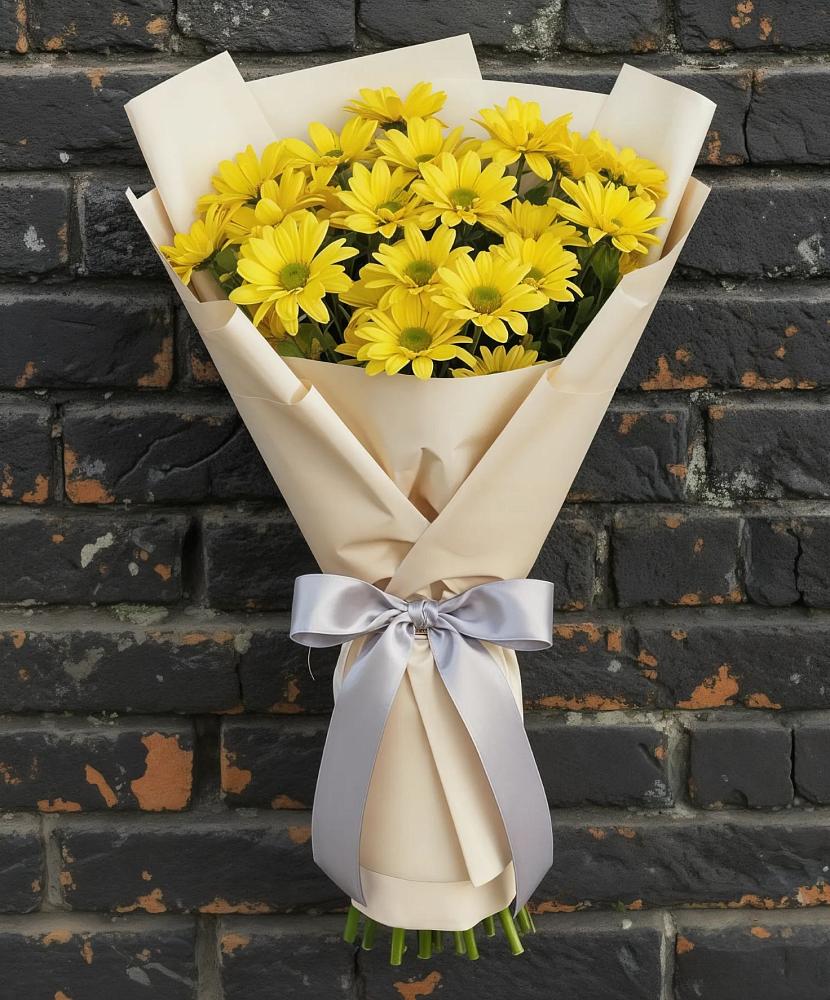 Букет цветов из: Хризантемы в Сосновом Бору