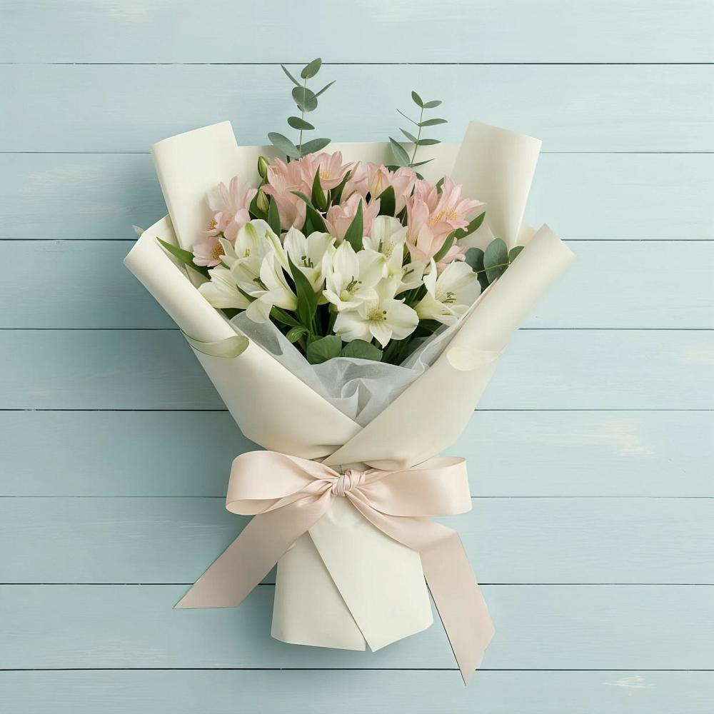 Букет цветов из: Альстромерии в Сосновом Бору