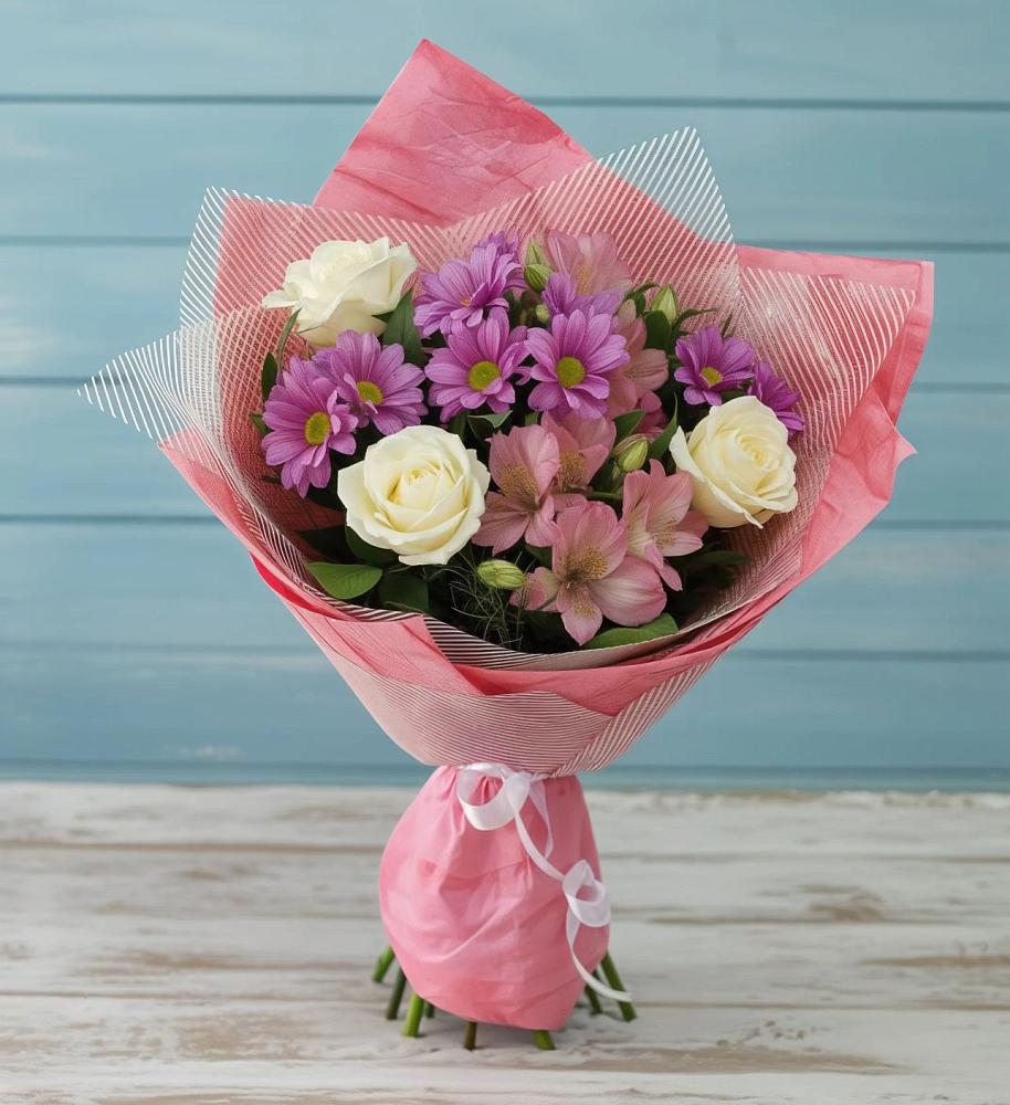 Букет цветов из: Герберы в Сосновом Бору