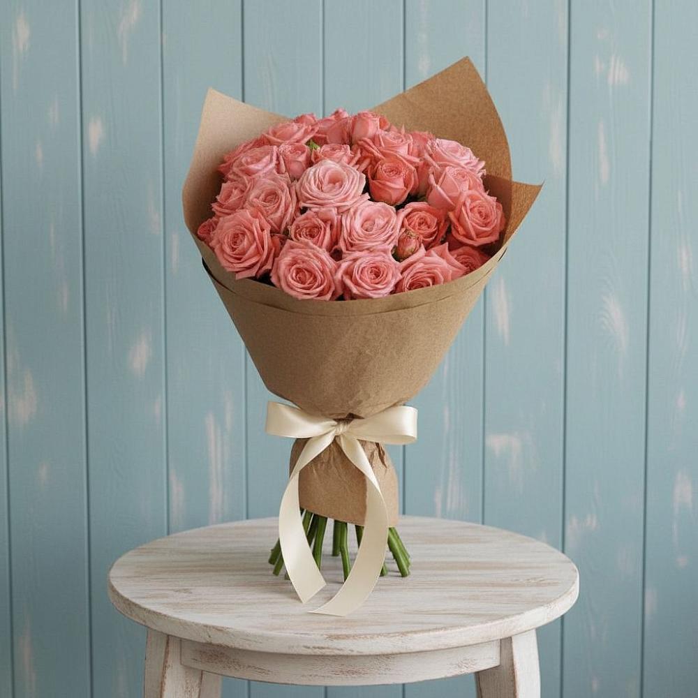 Букет цветов из: Розы в Сосновом Бору