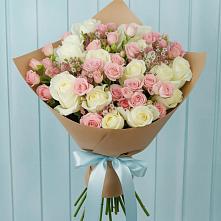 Букет цветов из:  Розы в Сосновом Бору