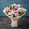 Букет цветов из: Хризантемы, Альстромерии и Розы в Сосновом Бору